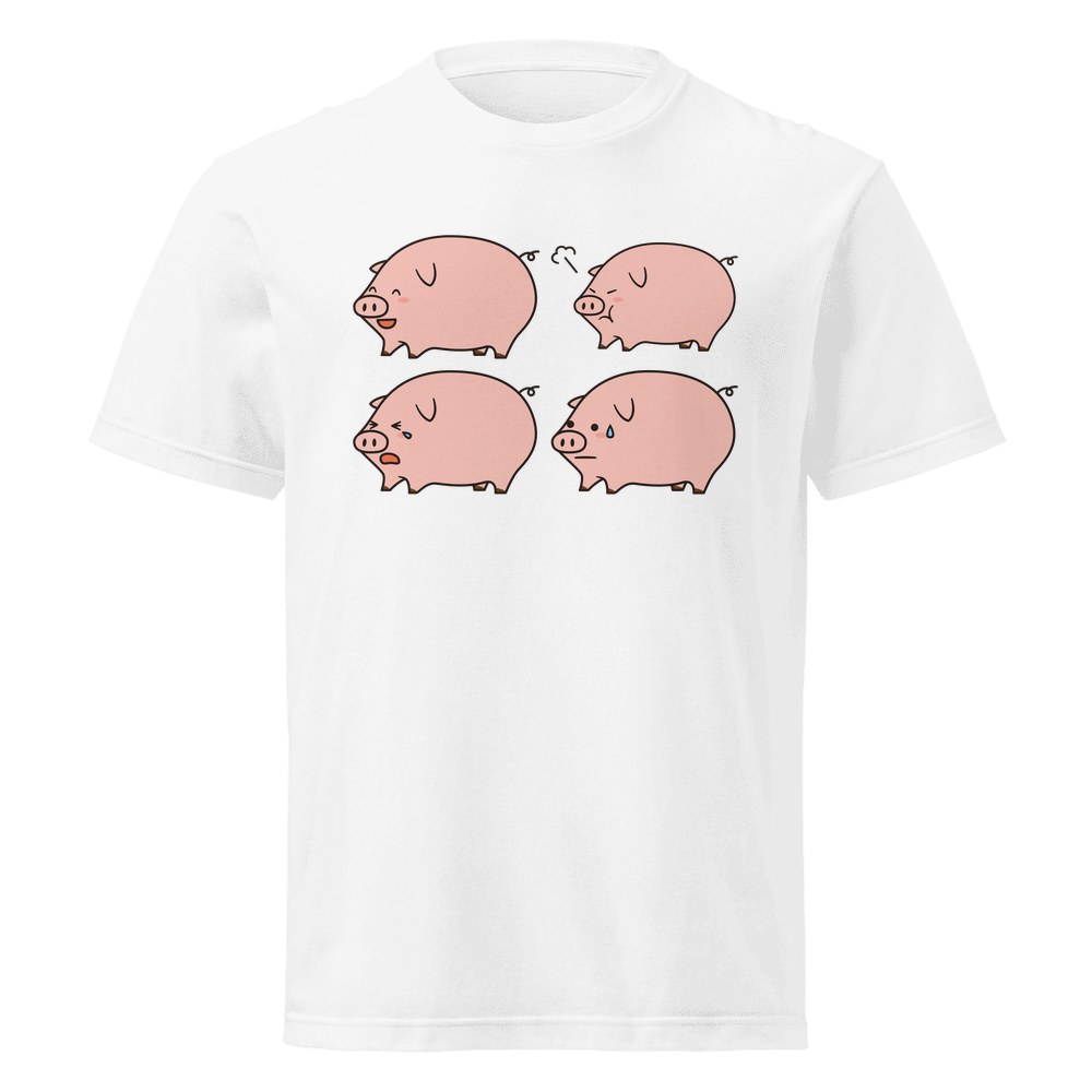 ぷひこ 4つの表情 Tシャツ